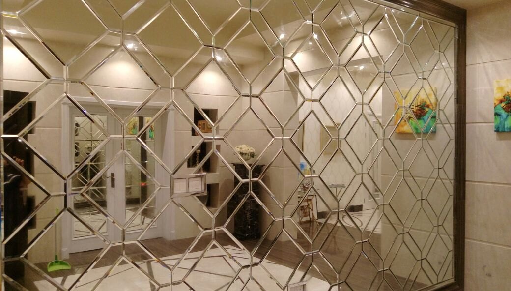 Stained glass architectural feature