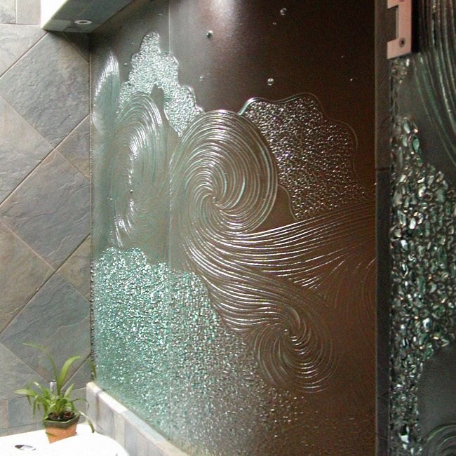 Glass Mosaic Feature