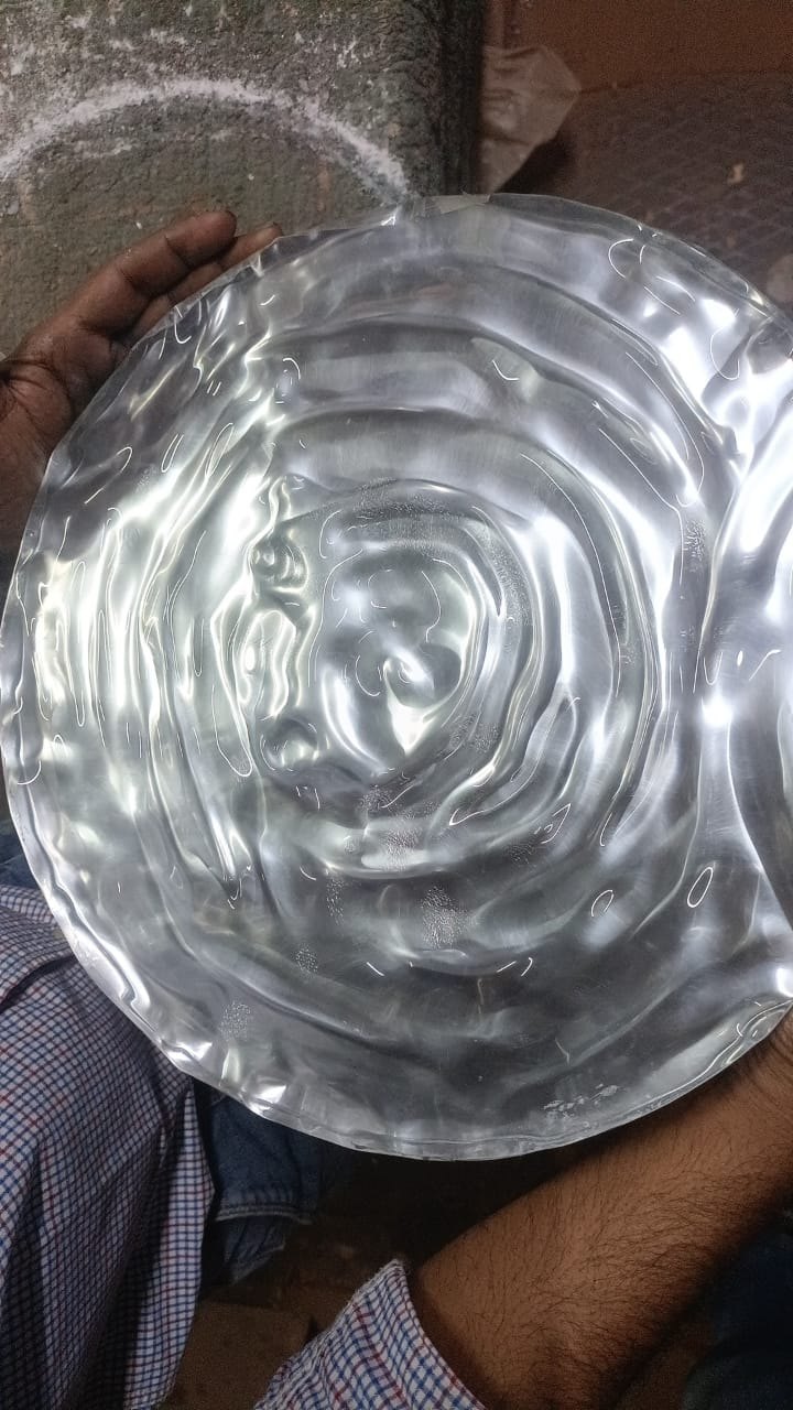 Textured Cut Glass Surface